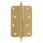 AMIG 6068  
 Bisagra 1070  
 80 x 60 x 2,5 mm  
 Latón  
 Pulido - Derecha