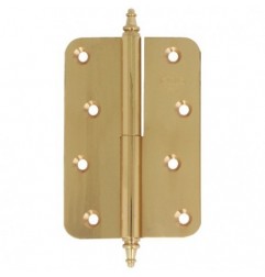 AMIG 6070  
 Bisagra 1070  
 100 x 70 x 3 mm  
 Latón  
 Pulido - Derecha