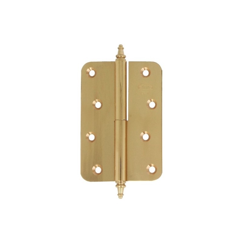 AMIG 6070  
 Bisagra 1070  
 100 x 70 x 3 mm  
 Latón  
 Pulido - Derecha