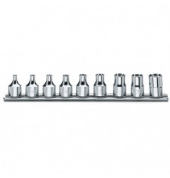 910FTX/SB9 Juego de 9 vasos de 3/8&quot, Torx&reg,, en soporte