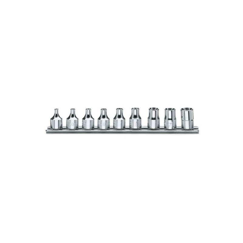 910FTX/SB9 Juego de 9 vasos de 3/8&quot, Torx&reg,, en soporte