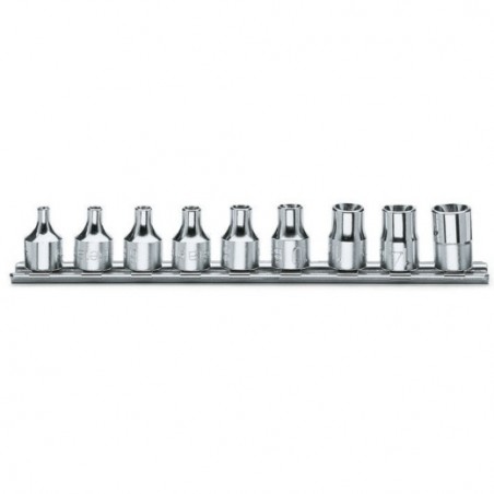 910FTX/SB9 Juego de 9 vasos de 3/8&quot, Torx&reg,, en soporte