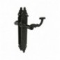 AMIG 6100  
 Manilla con placa 100P  
 280 x 44 mm  
 Placa de acero, Tirador de zamak  
 Negro