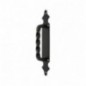 AMIG 6102  
 Manillón con placa 100  
 280 x 45 mm  
 Placa de acero, Tirador de zamak  
 Negro