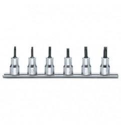 910TX/SB6 Juego de 6 vasos de 3/8&quot, con punta Torx&reg,, en soporte