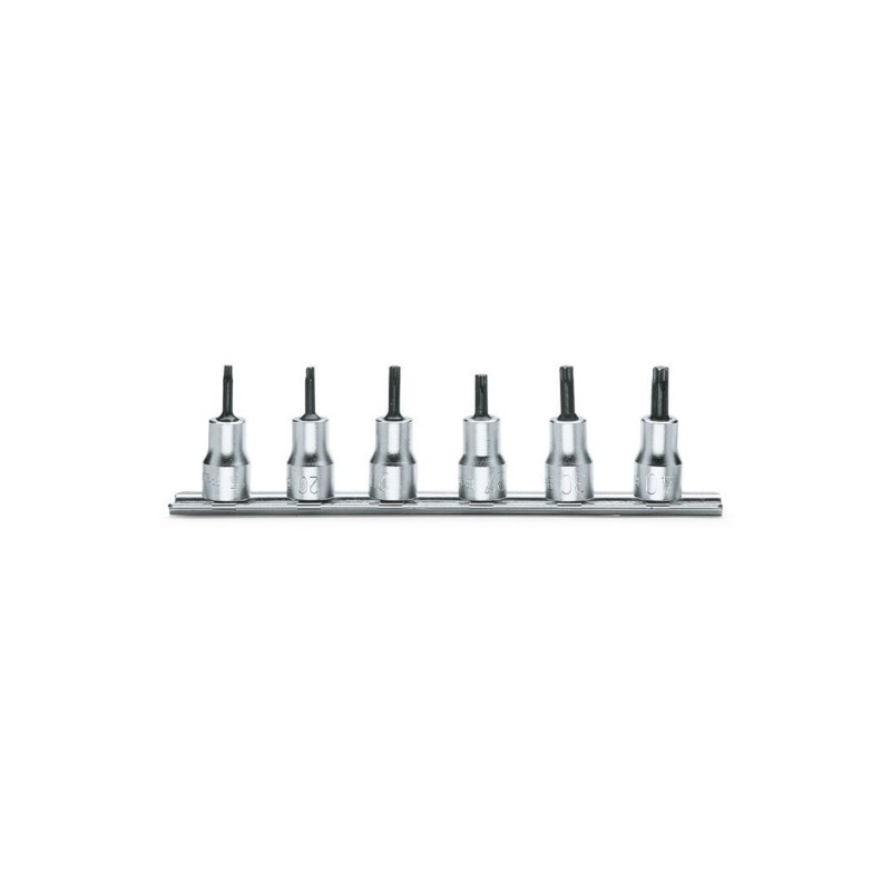 910TX/SB6 Juego de 6 vasos de 3/8&quot, con punta Torx&reg,, en soporte