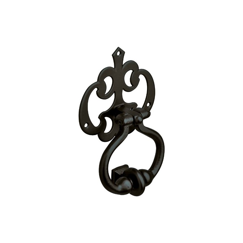 AMIG 6122  
 Aldaba 1  
 110 x 101 mm  
 Acero  
 Negro