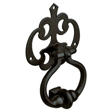 AMIG 6122  
 Aldaba 1  
 110 x 101 mm  
 Acero  
 Negro