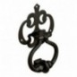 AMIG 6122  
 Aldaba 1  
 110 x 101 mm  
 Acero  
 Negro