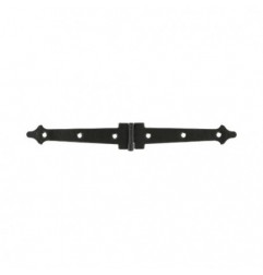 AMIG 6129  
 Bisagra 552  
 240 mm  
 Acero  
 Negro