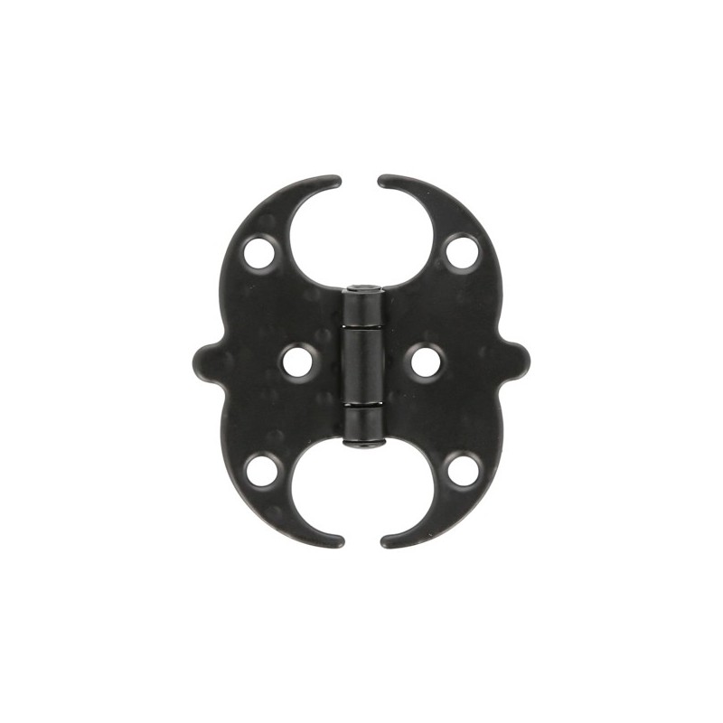 AMIG 6130  
 Bisagra 553  
 60 mm  
 Acero  
 Negro