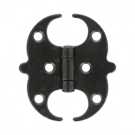 AMIG 6130  
 Bisagra 553  
 60 mm  
 Acero  
 Negro