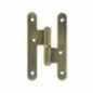 AMIG 6178  
 Pernio perfil laminado 405  
 95 x 52 x 2,3 mm  
 Latón  
 Cuero - Derecha
