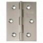 AMIG 6187  
 Bisagra 1002  
 70 x 50 x 2 mm  
 Latón  
 Cromado mate