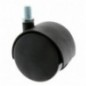 AMIG 6201  
 Rueda con espiga roscada 1501  
 Ø45 mm  
 Nylon  
 Negro
