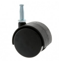 AMIG 6207  
 Rueda con espiga lisa 1503  
 Ø50 mm  
 Nylon  
 Negro