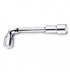 933 12X12 Llave de pipa doble hexagonal, cromada brillante