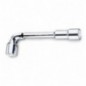 933 12X12 Llave de pipa doble hexagonal, cromada brillante
