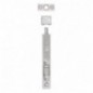 AMIG 6231  
 Pasador 400  
 100 mm  
 Acero inoxidable 18/8  
 Mate