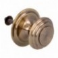 AMIG 6261  
 Pomo puerta de entrada 13  
 Ø76 mm  
 Latón  
 Cuero