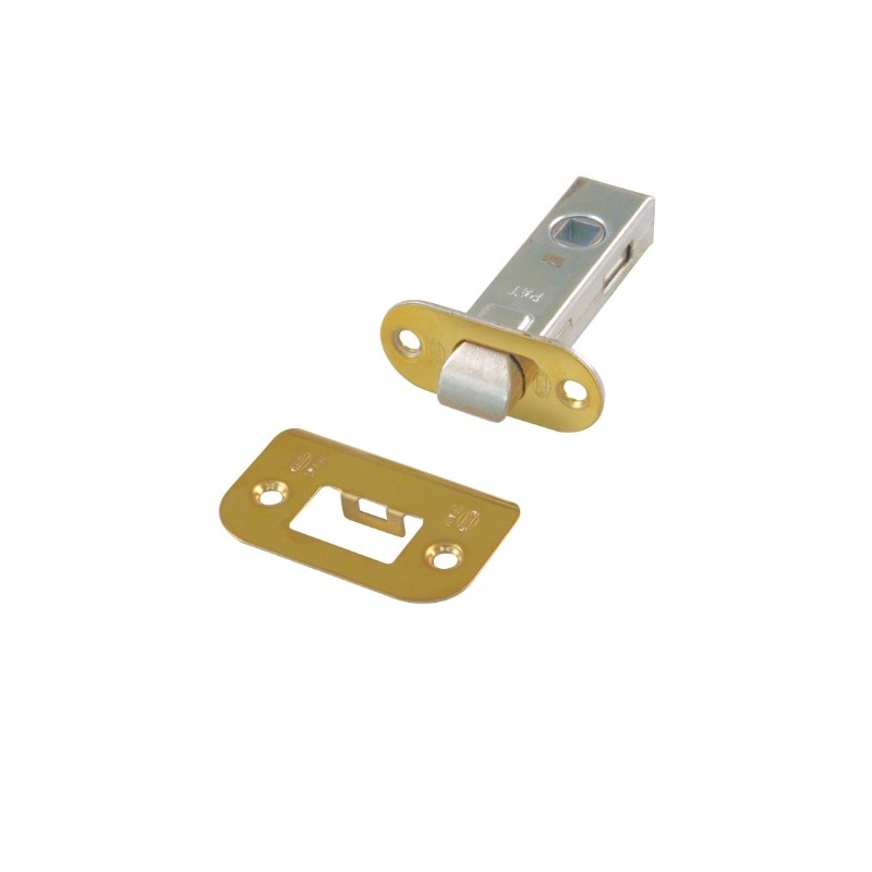 AMIG 628  
 Picaporte 8  
 45 mm  
 Acero  
 Latonado barnizado