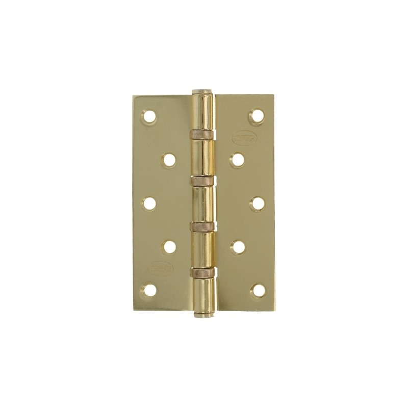 AMIG 6305  
 Bisagra 5008  
 120 x 80 x 3 mm  
 Acero  
 Latonado barnizado
