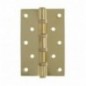 AMIG 6305  
 Bisagra 5008  
 120 x 80 x 3 mm  
 Acero  
 Latonado barnizado