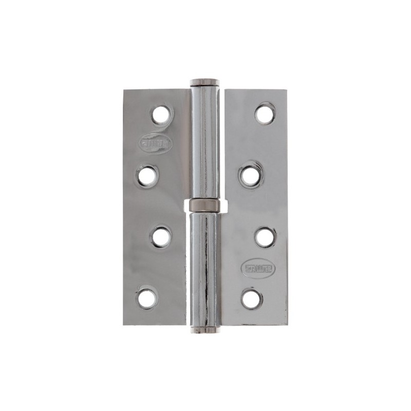 AMIG 6307  
 Bisagra 5007  
 100 x 70 x 3 mm  
 Acero  
 Cromado brillo - Izquierda