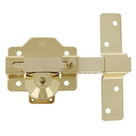 AMIG 6346  
 Cerrojo de seguridad 3  
 88 x 153 mm  
 Acero  
 Oro