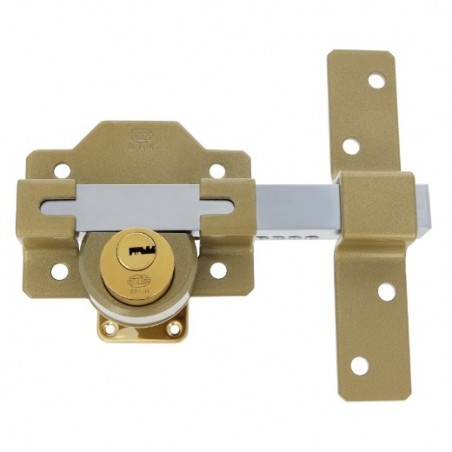 AMIG 6351  
 Cerrojo de seguridad 4  
 88 x 153 mm  
 Acero  
 Martelé