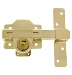 AMIG 6352  
 Cerrojo de seguridad 4  
 88 x 153 mm  
 Acero  
 Oro