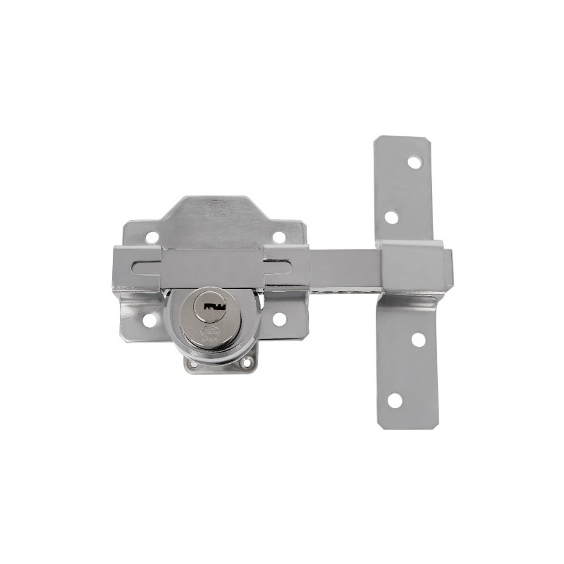 AMIG 6353  
 Cerrojo de seguridad 4  
 105 x 170 mm  
 Acero  
 Cromado brillo