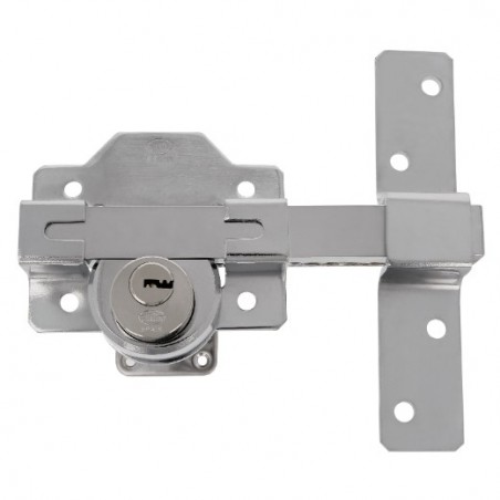 AMIG 6353  
 Cerrojo de seguridad 4  
 105 x 170 mm  
 Acero  
 Cromado brillo