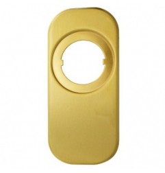AMIG 6356  
 Embellecedor 10  
 165 x 74 mm  
 Latón  
 Mate