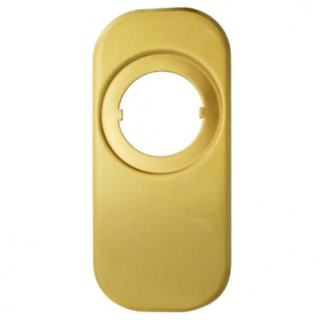 AMIG 6356  
 Embellecedor 10  
 165 x 74 mm  
 Latón  
 Mate