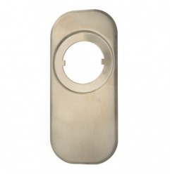 AMIG 6357  
 Embellecedor 10  
 165 x 74 mm  
 Acero inoxidable 18/8  
 Mate