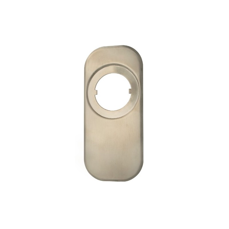 AMIG 6357  
 Embellecedor 10  
 165 x 74 mm  
 Acero inoxidable 18/8  
 Mate