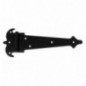 AMIG 6420  
 Bisagra 554  
 300 mm  
 Acero  
 Negro