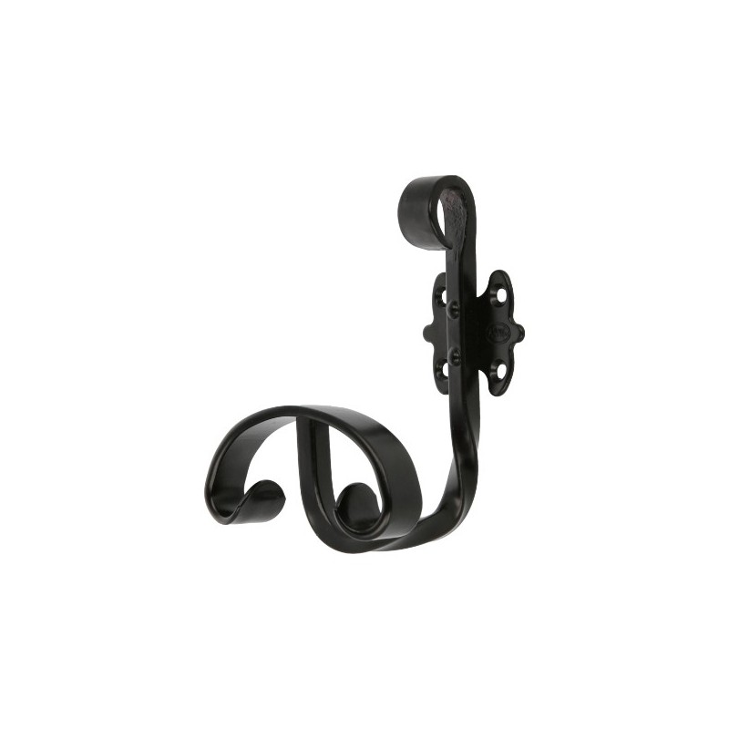 AMIG 6428  
 Colgador 101  
 120 x 80 x 90 mm  
 Acero  
 Negro