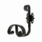 AMIG 6428  
 Colgador 101  
 120 x 80 x 90 mm  
 Acero  
 Negro