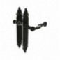 AMIG 6429  
 Manilla con placa 102P  
 280 x 44 mm  
 Placa de acero, Tirador de zamak  
 Negro