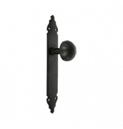 AMIG 6433  
 Pomo puerta con placa 19  
 280 x 45 x 2 mm  
 Placa de acero, Pomo de zamak  
 Negro