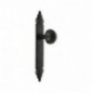AMIG 6433  
 Pomo puerta con placa 19  
 280 x 45 x 2 mm  
 Placa de acero, Pomo de zamak  
 Negro