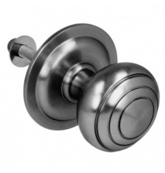AMIG 6445  
 Pomo puerta de entrada 14  
 Ø61 mm  
 Latón  
 Cromado mate