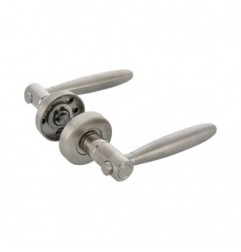 AMIG 6459  
 Manilla con roseta 22R  
 Ø53 mm  
 Acero inoxidable 18/8  
 Mate