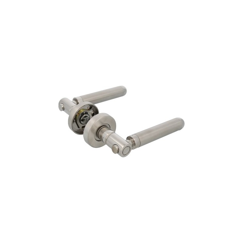 AMIG 6461  
 Manilla con roseta 24R  
 Ø53 mm  
 Acero inoxidable 18/8  
 Mate