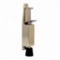 AMIG 6466  
 Retenedor de pie 10  
 120 x 25 mm  
 Zamak  
 Oro