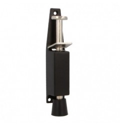 AMIG 6468  
 Retenedor de pie 10  
 120 x 25 mm  
 Zamak  
 Negro