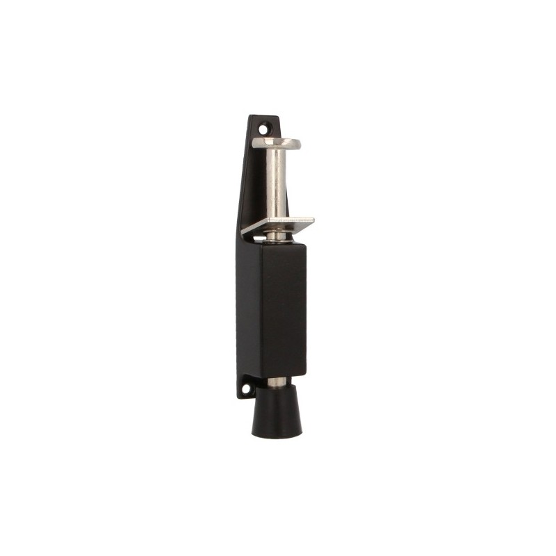 AMIG 6468  
 Retenedor de pie 10  
 120 x 25 mm  
 Zamak  
 Negro