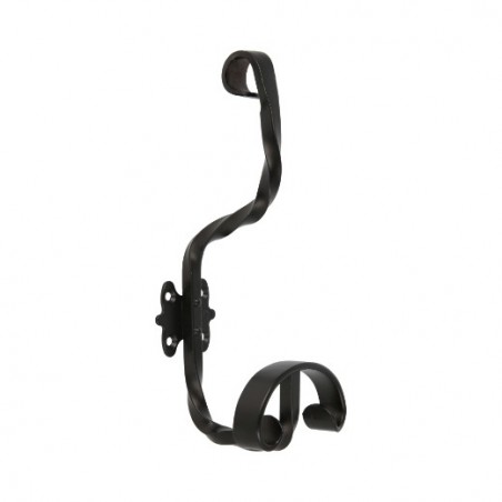 AMIG 6492  
 Colgador 102  
 210 x 80 x 90 mm  
 Acero  
 Negro